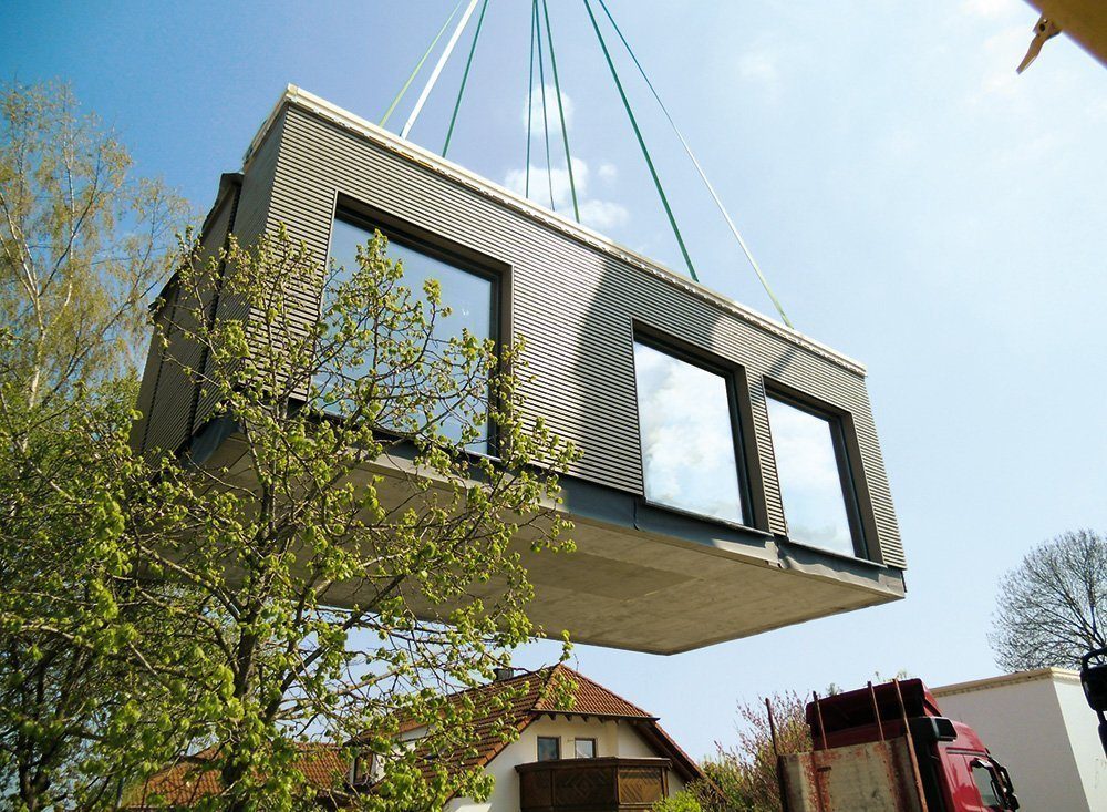 Wohnmodule "Flying Space" von Schwörer Haus