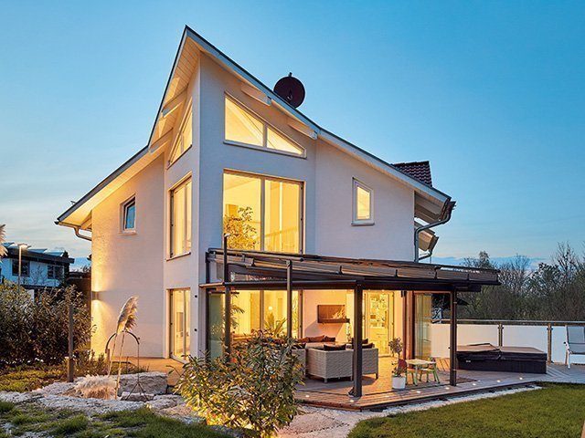 Haus mit Glas