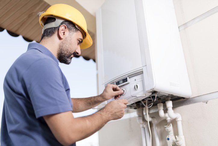 Gazheizung mit Handwerker