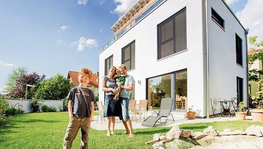 Hausbau Helden Familienhaus mit drei Ebenen