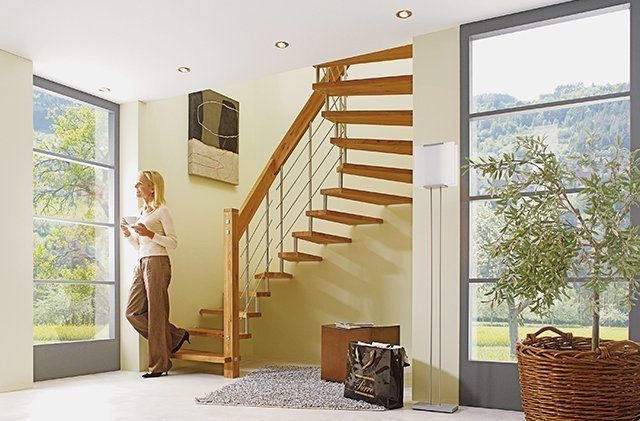 Moderne Treppen sind heute mehr und mehr in Wohnräume integriert, deshalb müssen sie auch gestalterisch mehr bieten. Foto: Treppenmeister
