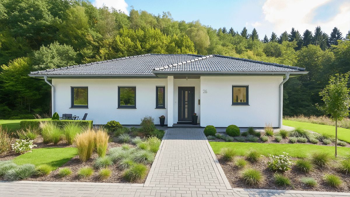 Bungalow Carpe Fingerhut Haus Frontansicht