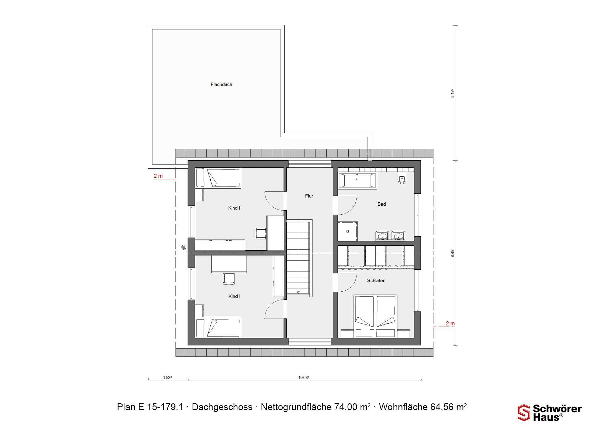 Schwörer Haus Musterhaus Villingen-Schwenningen - Eine Nahaufnahme eines Geräts - Gebäudeplan