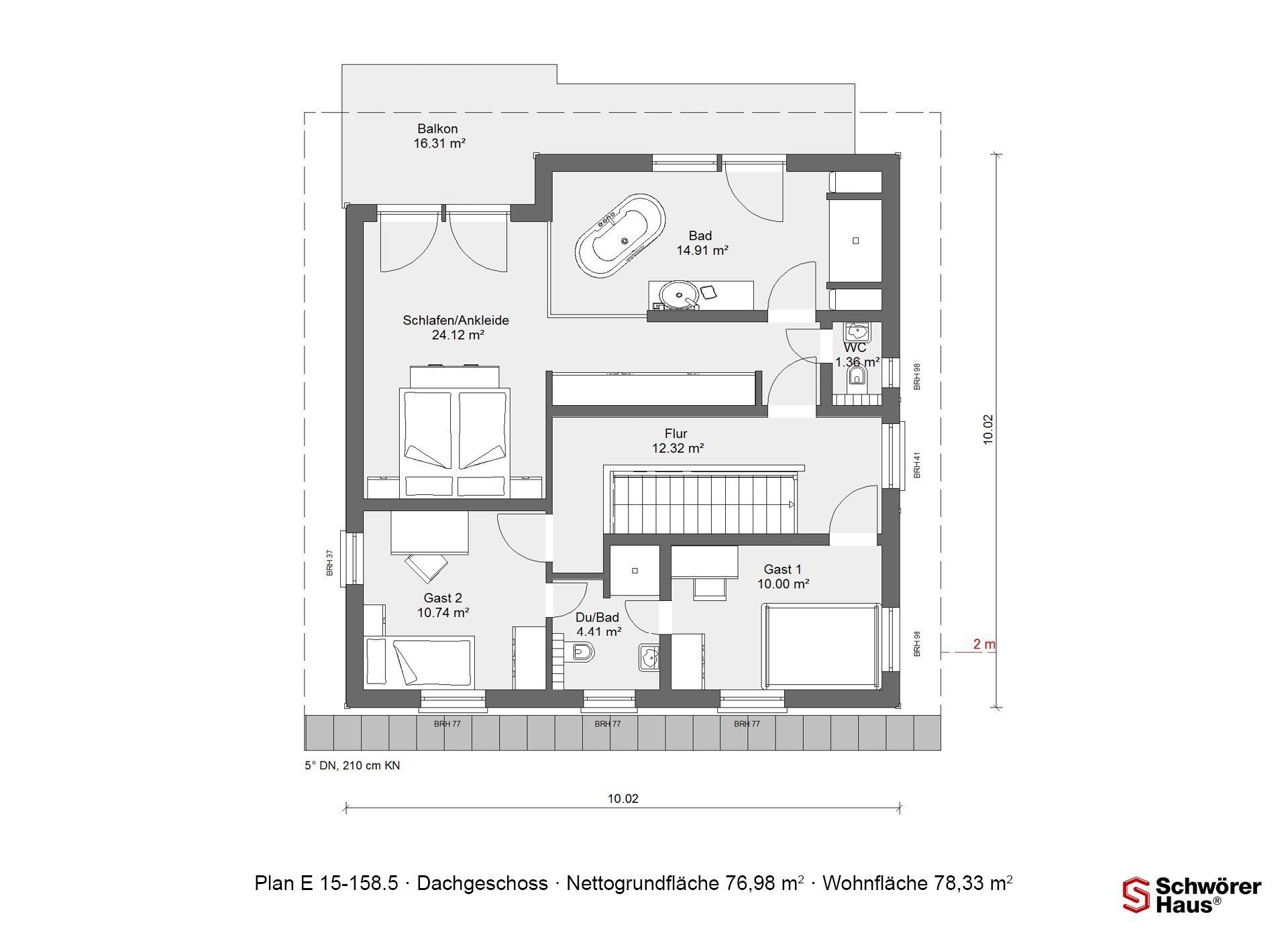 Kundenhaus Günzel - Eine Nahaufnahme einer Uhr - Gebäudeplan