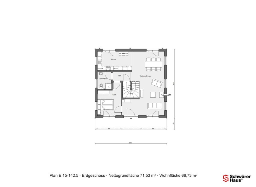 SchwörerHaus: Haus Plan E 15-123.2 | Hausbauhelden.de