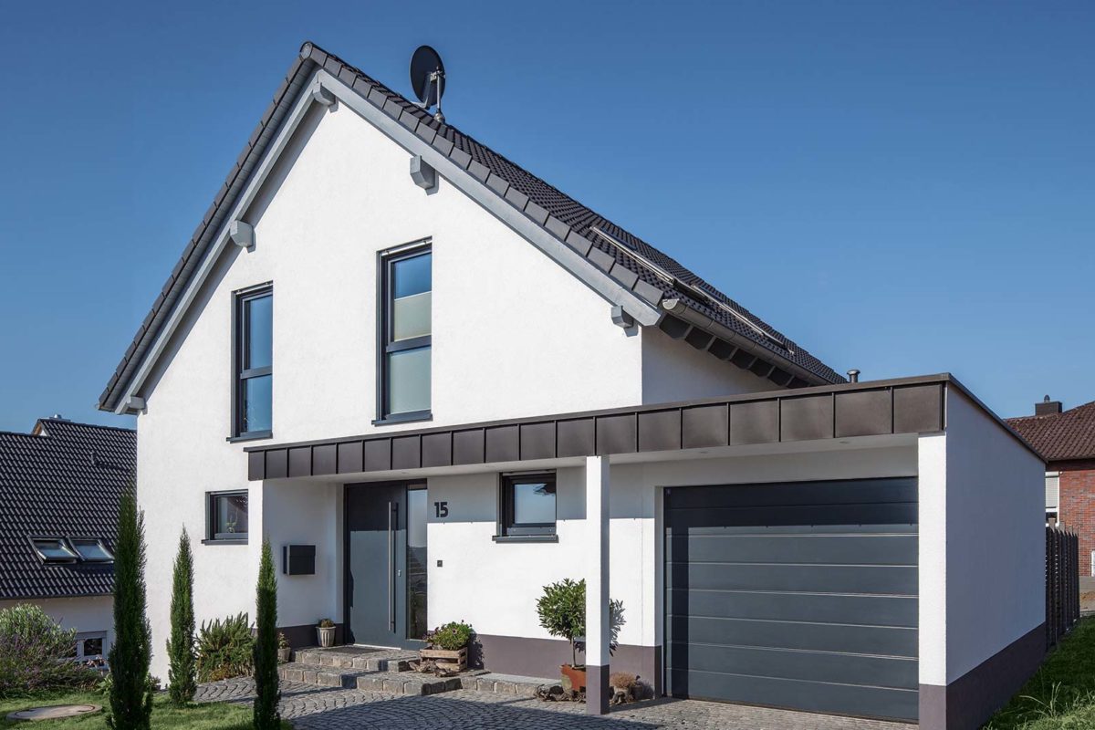 Haus Steinmann - Das Dach eines Hauses - Haus