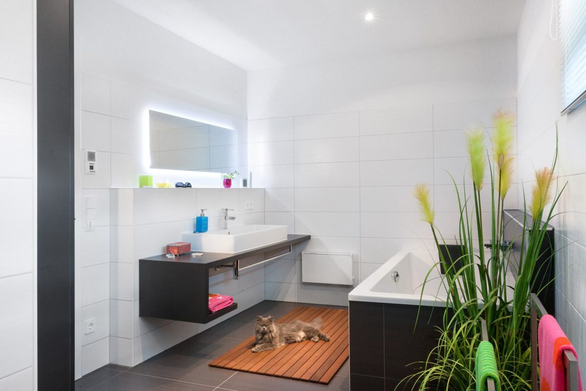 Haus Buser - Eine küche mit waschbecken und fenster - Interior Design Services