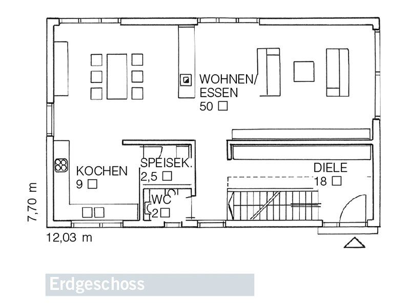 Haus Korntal - Eine Nahaufnahme von einem Stück Papier - Gebäudeplan
