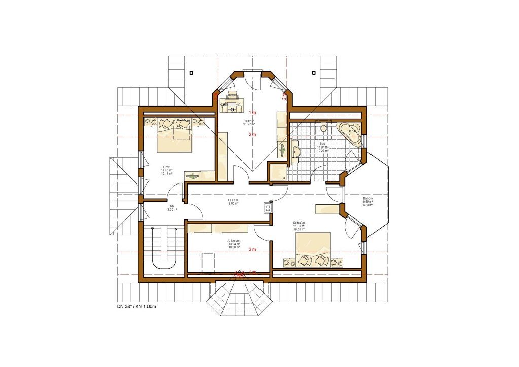 Kundenhaus Turin - Eine Nahaufnahme von einer Karte - Gebäudeplan