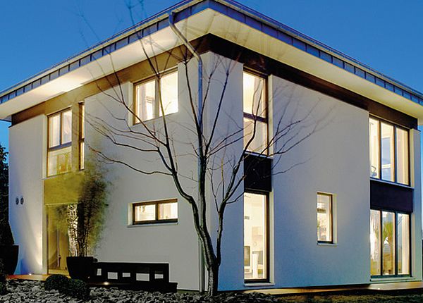 Musterhaus in Chemnitz - Ein Blick auf ein Haus - Haus