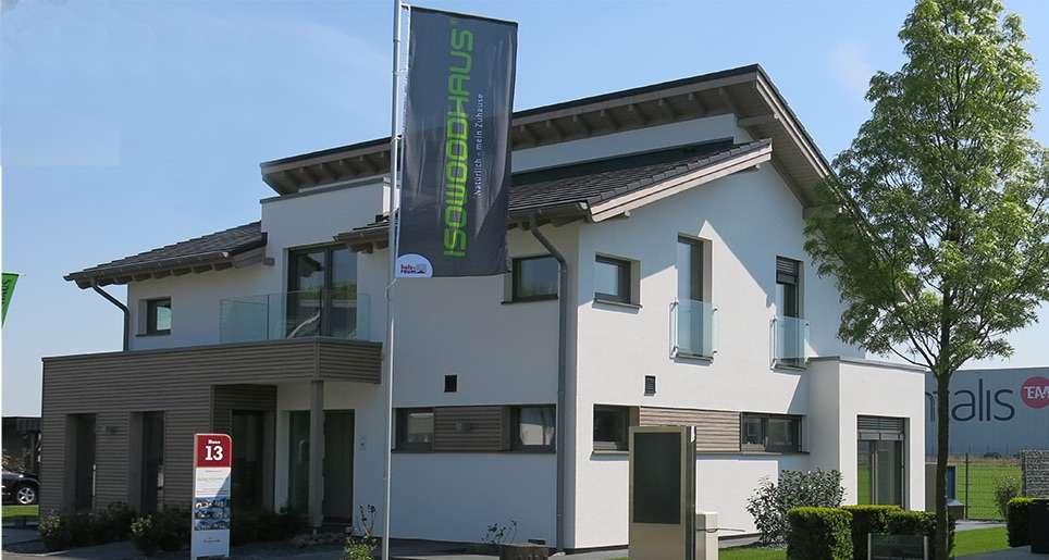 Musterhaus Köln - Ein schild vor einem haus - Haus