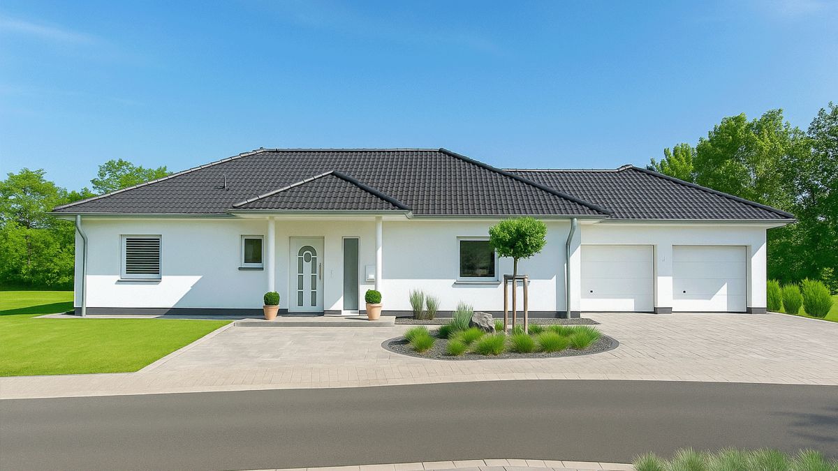 Bungalow Pli Fingerhut Haus Frontansicht