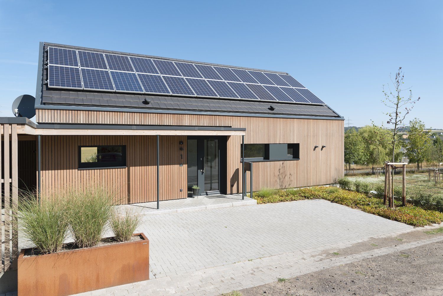 Kundenhaus Schaub - Das Dach eines Hauses - Energie