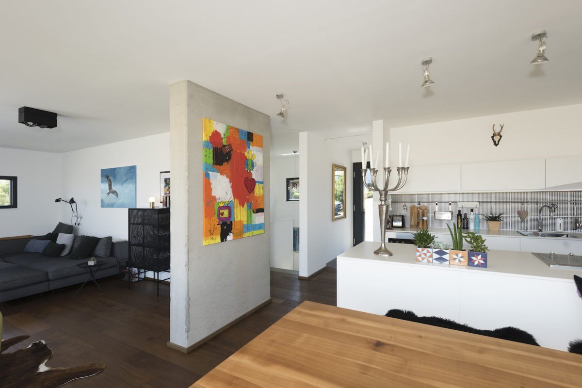 Kundenhaus Schaub - Ein Blick auf ein Wohnzimmer - Interior Design Services