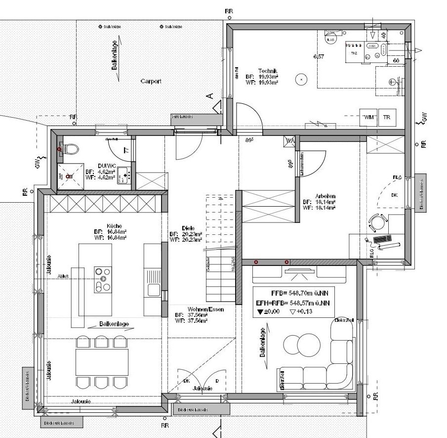 Kundenhaus Faber - Eine Nahaufnahme von einer Karte - Gebäudeplan
