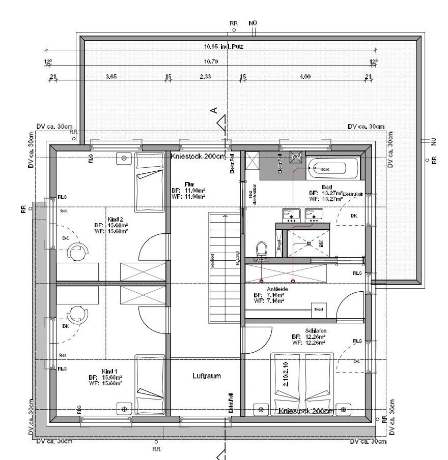 Kundenhaus Faber - Eine Nahaufnahme von einer Karte - Gebäudeplan