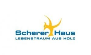 Scherer Fertighaus - Eine Nahaufnahme von einem Logo - Produktdesign