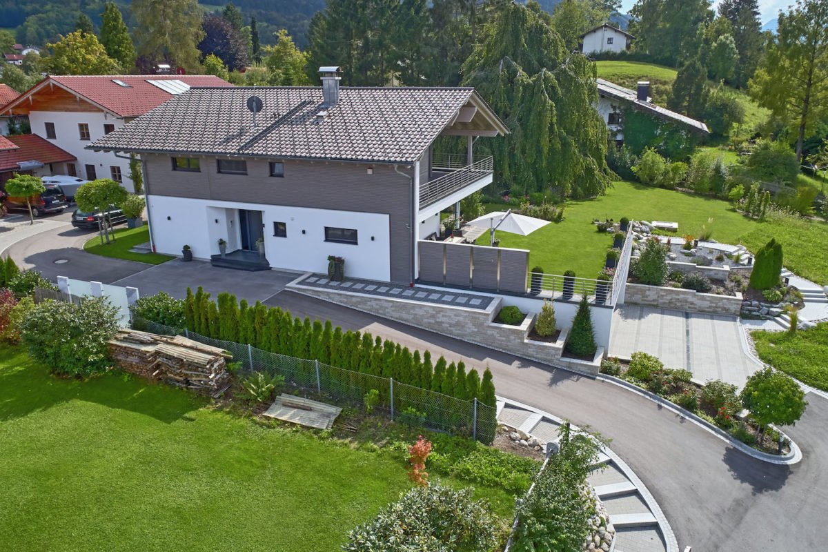 Kundenhaus Gruenwald - Ein Blick auf ein Haus - Haus