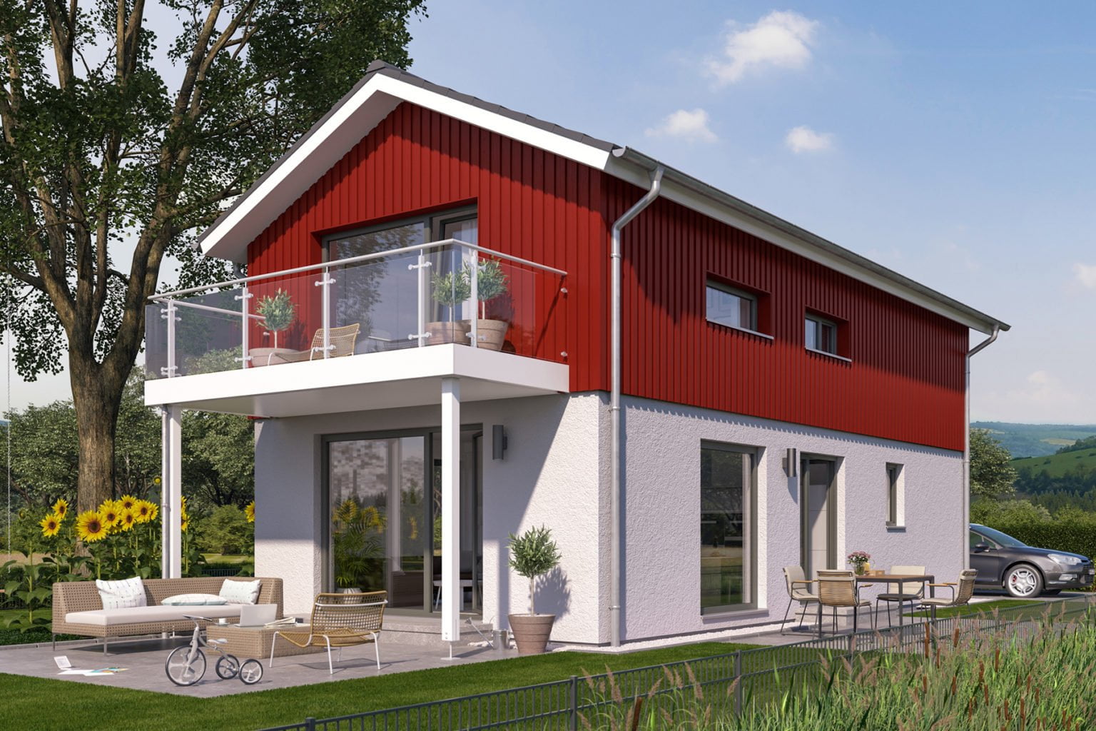Living Haus SUNSHINE 107 V2 Hausbau Helden