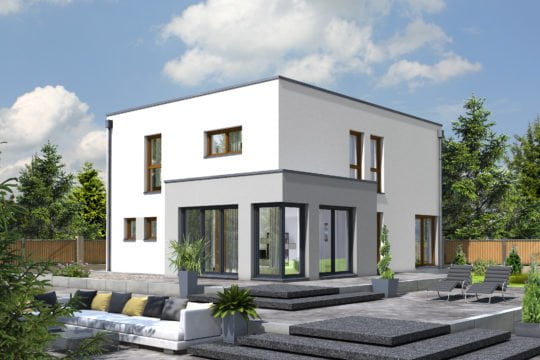 Hausbau Helden Rötzer Ziegelhaus | Creativ 152 Flachdach