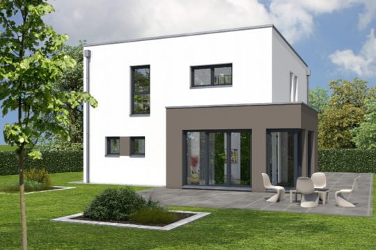 Hausbau Helden Rötzer Ziegelhaus | Creativ 121 Flachdach