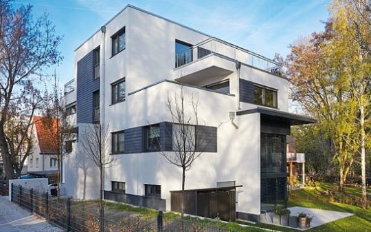 Hausbau Helden Isowoodhaus | Das Mehrfamilienhaus im Bauhausstil