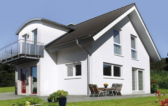 Hausbau Helden Isowoodhaus | Wohnhaus mit Tonnengaube