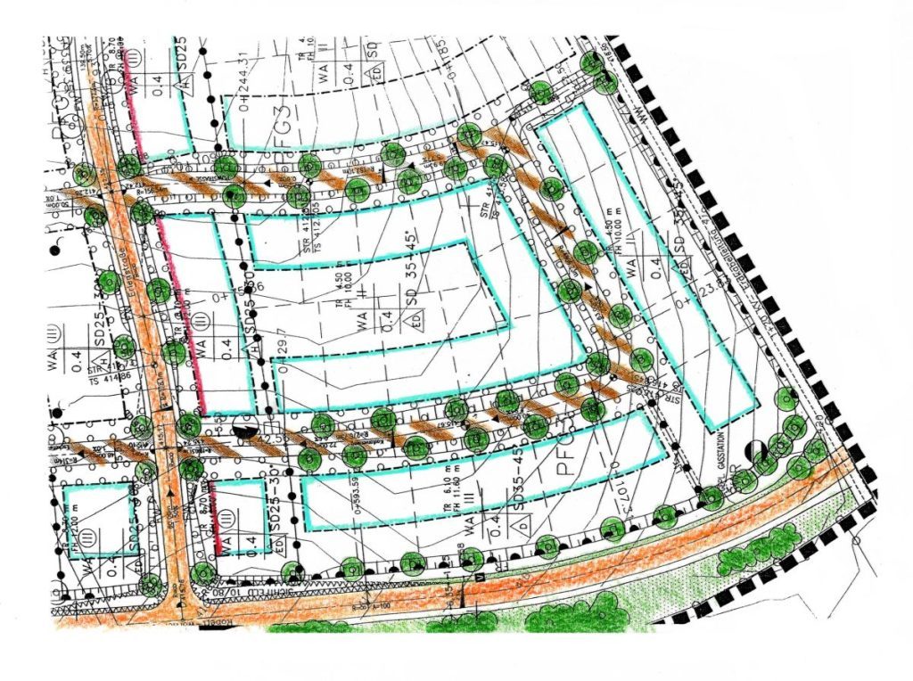 Haus schlüsselfertig bauen_Bebauungsplan