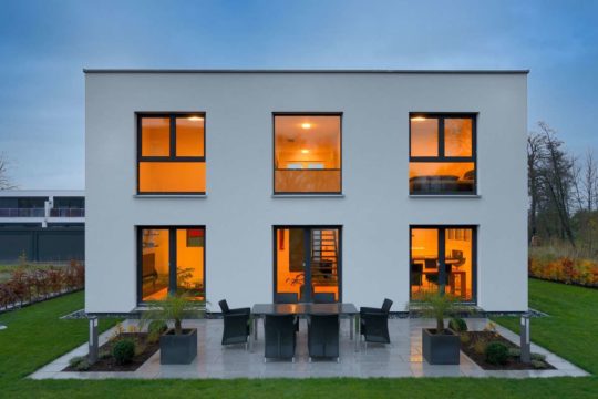 Hausbau Helden Fertighaus Weiss | Haus Hornberg