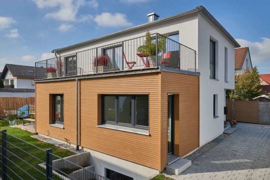 Hausbau Helden Fertighaus Weiss | Kundenhaus Weinberg