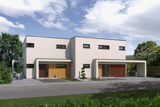 Hausbau Helden Streif Haus | Doppelhaus im Bauhausstil