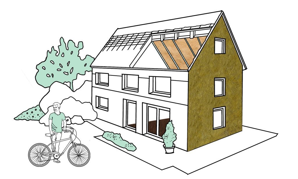 Hausbau Helden Mit Mineralwolle: Dämmen für eine klimaneutrale Zukunft