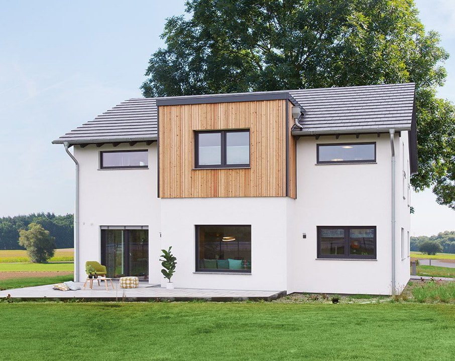 Ökologisch bauen mit dem Musterhaus Günsburg von Fingerhut Haus.