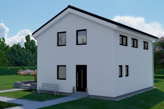 Hausbau Helden Albert Haus | Fertighaus mit Satteldach 128