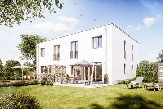 Hausbau Helden Heinz von Heiden | Doppelhaus F552