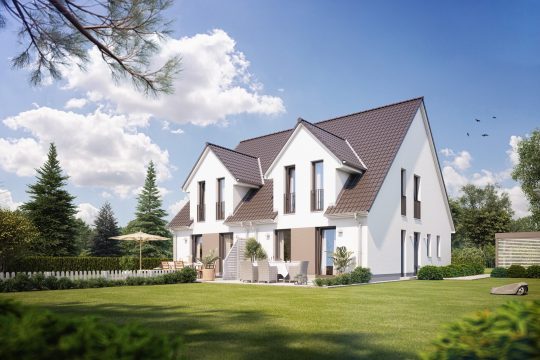 Hausbau Helden Heinz von Heiden | Doppelhaus S360