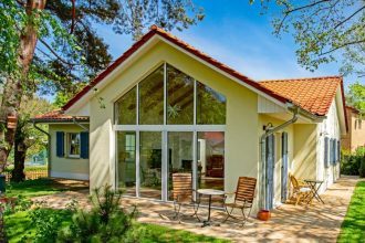 Nachhaltigkeit bauen Usedom Garten Bungalow