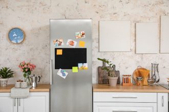 Küche und Kühlschrank canva pixelshot