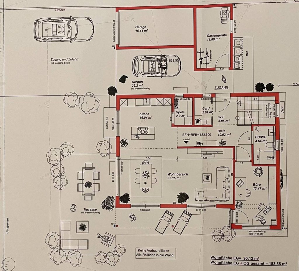 Hausbau Helden Fertighaus von regionaler Zimmerei mit Badezimmer-Special