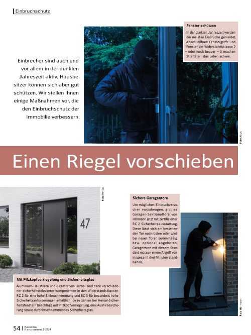 12 Maßnahmen gegen Einbrecher