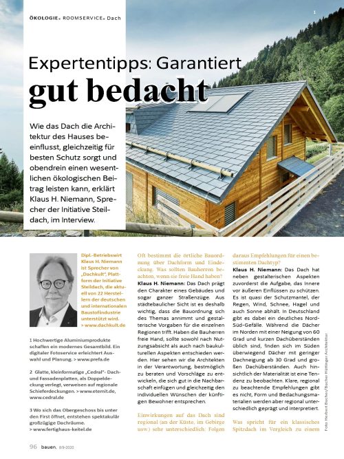 Expertentipps zum Thema Dach