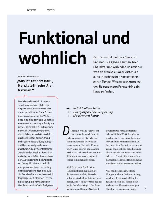 So finden Sie die passenden Fenster für Ihr zuhause