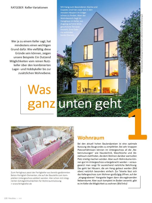 12 Ideen zur Kellernutzung