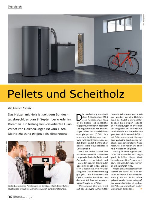 14 Holzheizungen im detaillierten Vergleich