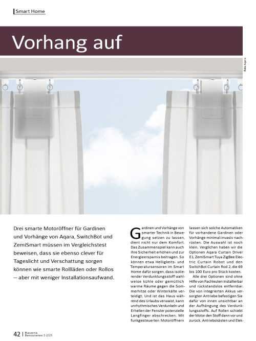 3 smarte Motoröffner für Gardinen im Vergleich