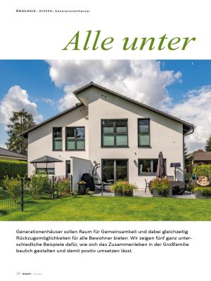 5 Generationenhäuser in der Übersicht