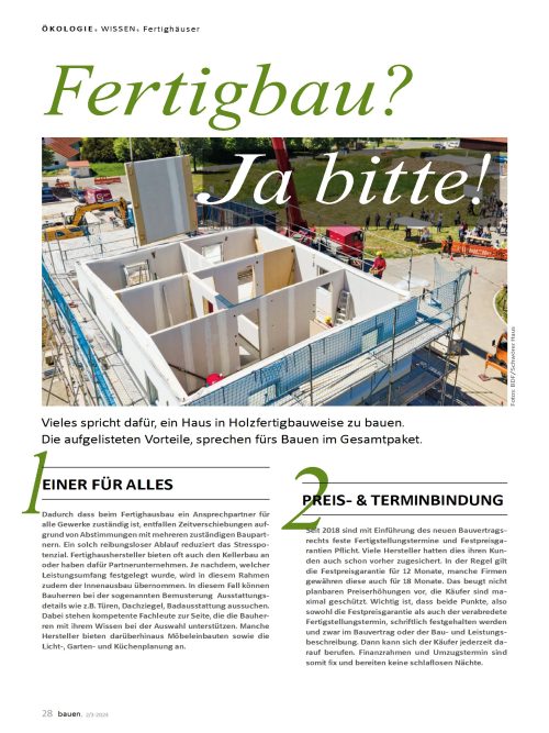 6 gute Gründe für den Fertigbau