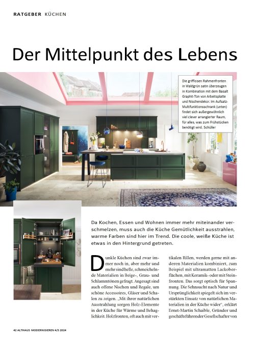 Aktuelle Küchenmodelle im Überblick