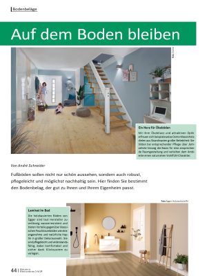 Attraktive Produkte für den Fussboden