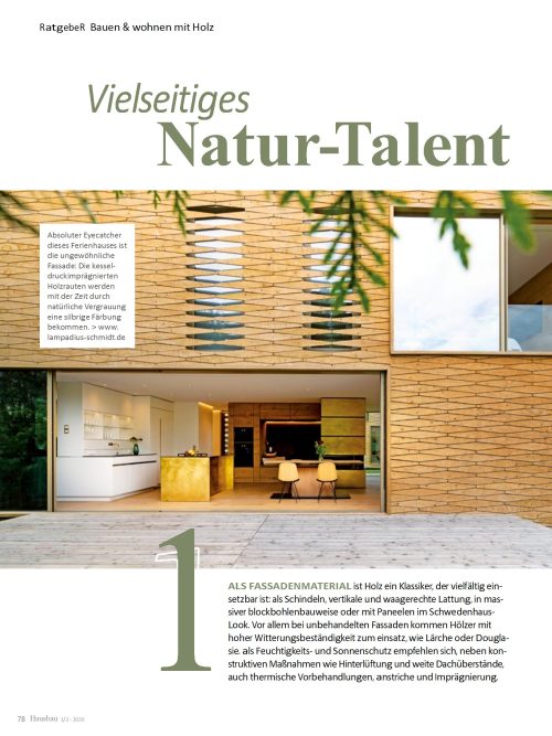 Bauen und Wohnen mit Holz